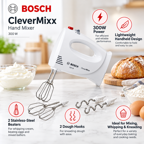 Bosch CleverMixx 300W Hand Mixer