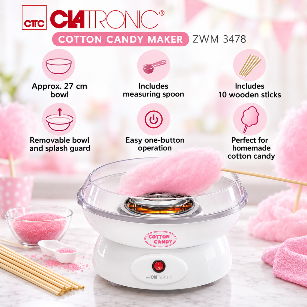 Clatronic Cotton Candy Maker