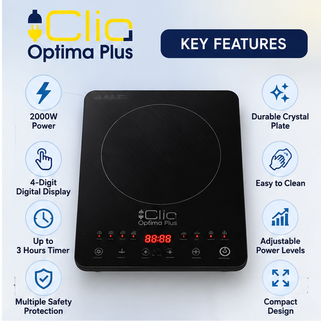 Clic Optima Plus 2000W Induction Cooker