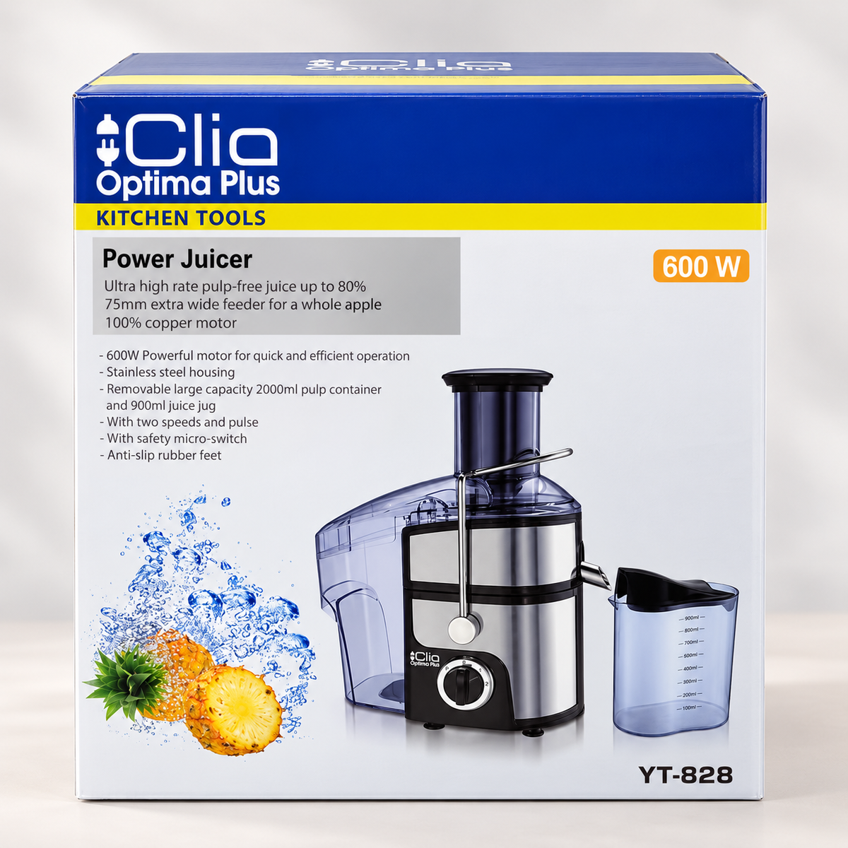 Clic Optima Plus 600W Power Juicer