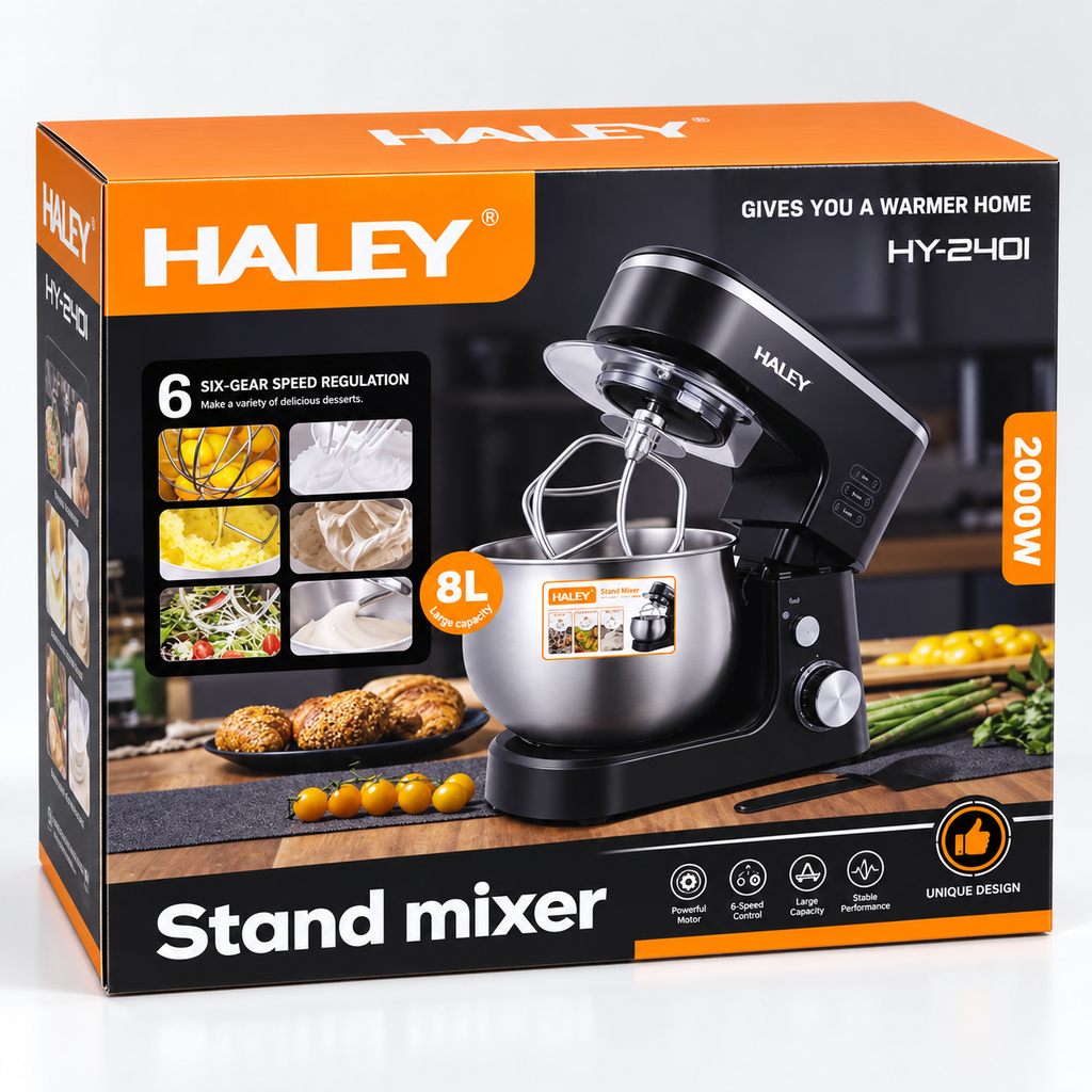 Haley 2000W 8L Stand Mixer