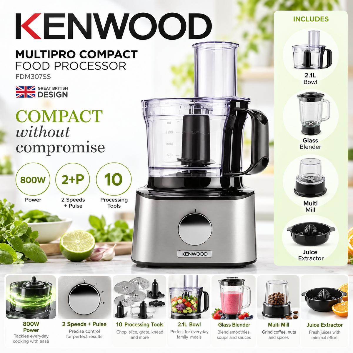 Kenwood MultiPro Compact Food Processor