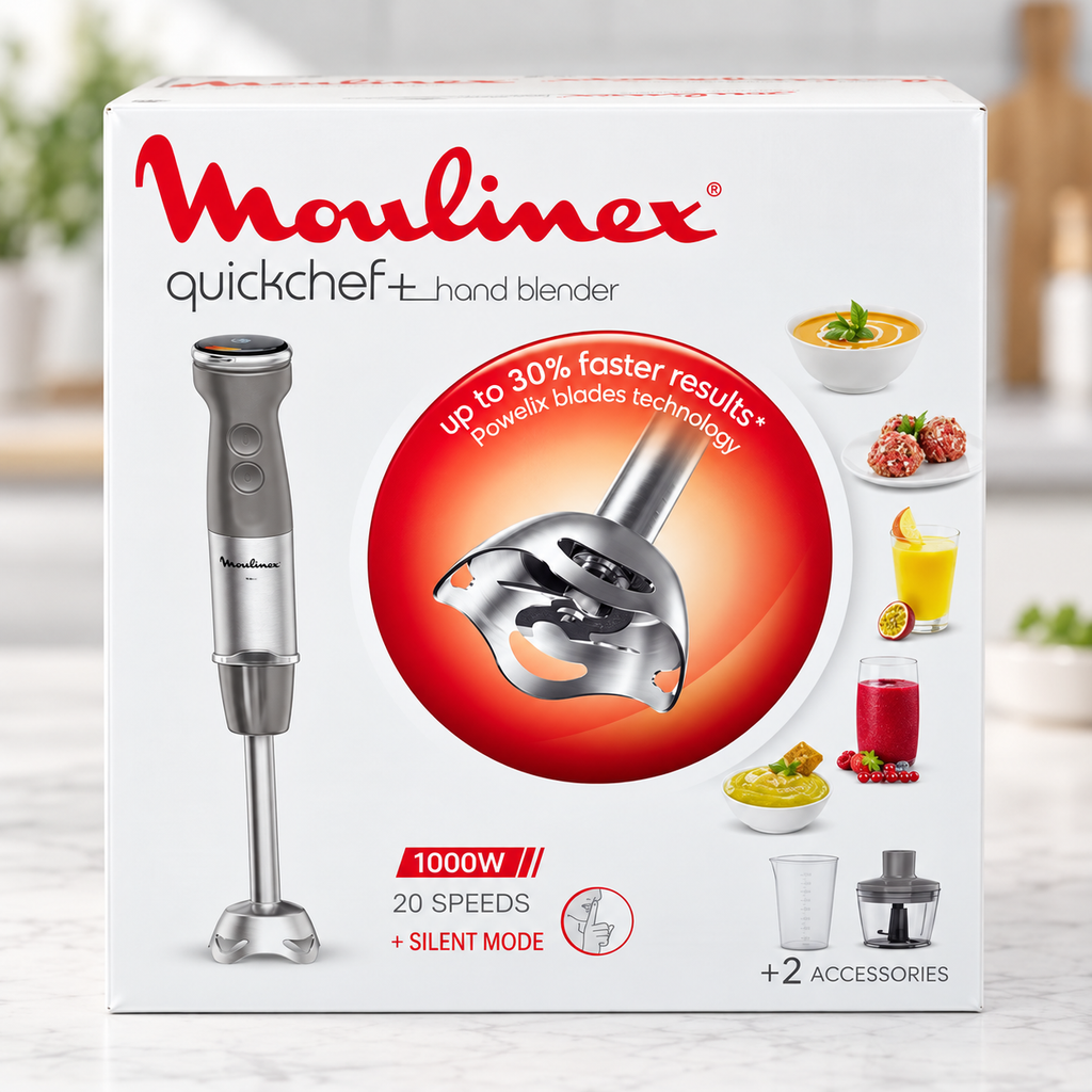 Moulinex Quickchef 1000W Hand Blender