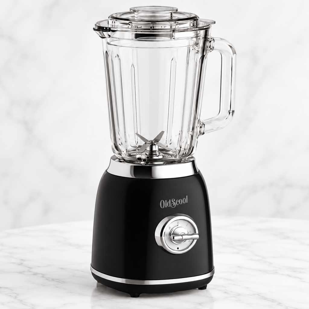 OldScool 600W Retro Blender – 1.5L