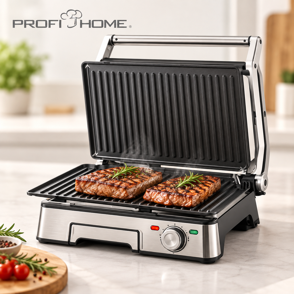 Profi Home 1800W Electric Healthy Grill