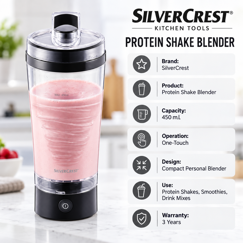 SilverCrest Protein Shake Blender – 450 mL
