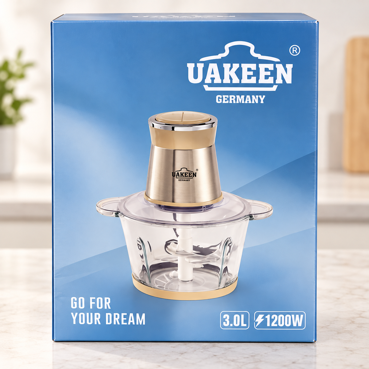 Uakeen 1200W 3L Electric Food Chopper