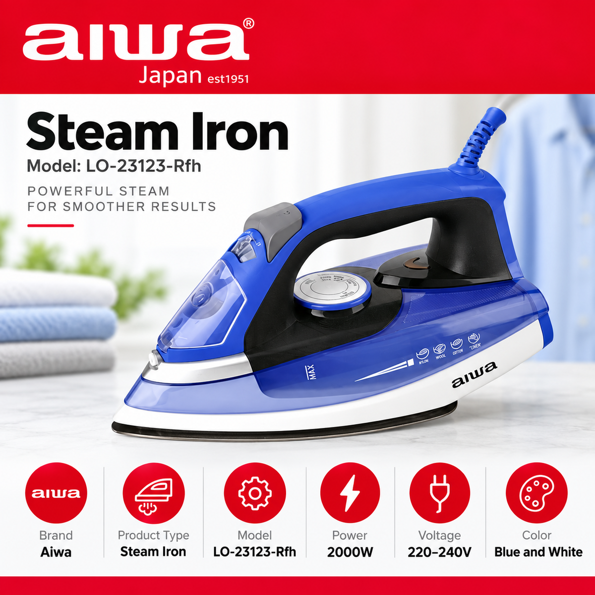 Uakeen 2400W Steam Iron