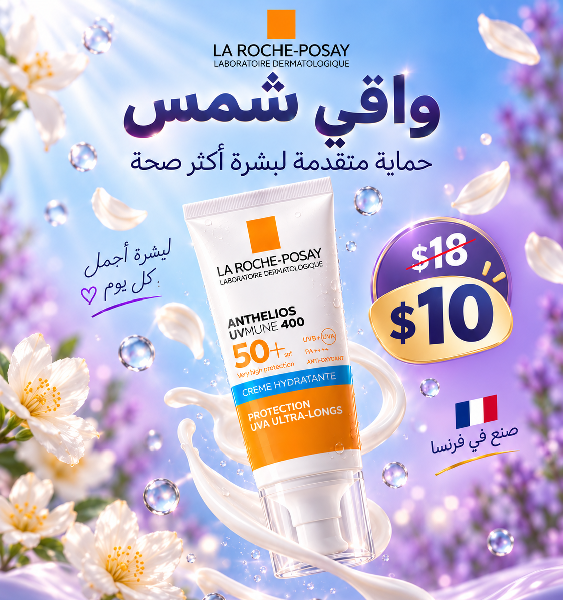 La Roche-Posay Anthelios UVMune 400 SPF50+ Hydrating Sunscreen